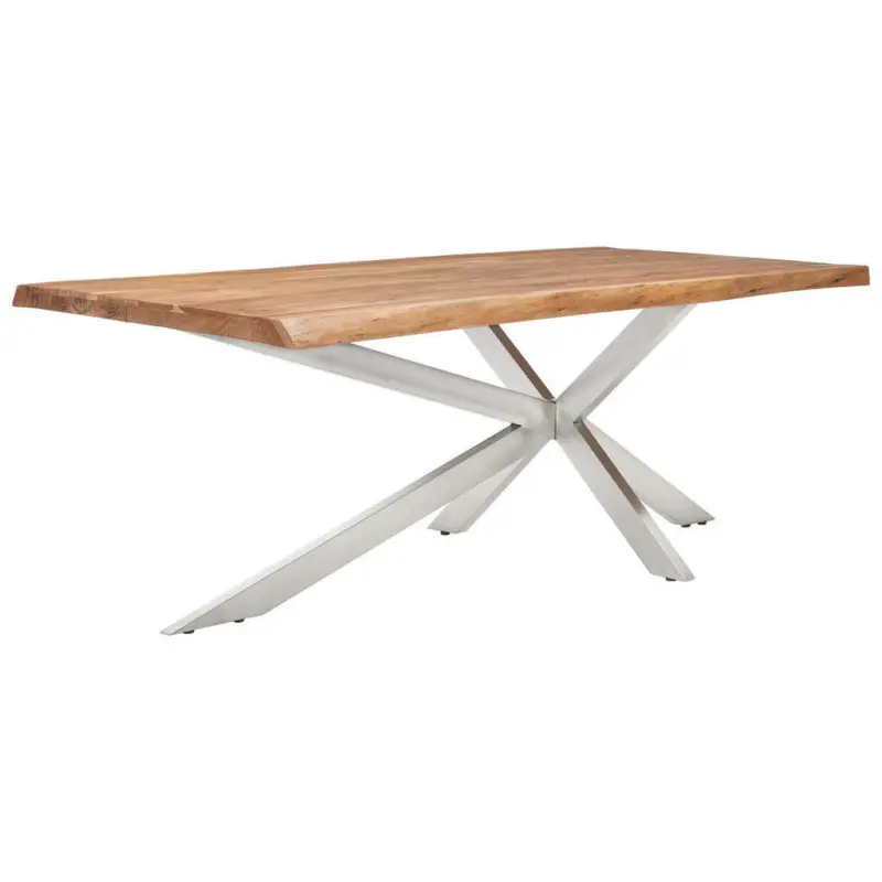 Esstisch in Holz, Metall 200/100/76 cm