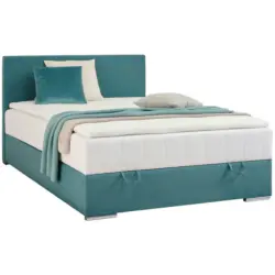 Boxbett 120/200 cm in Petrol