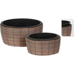 Übertopf-Set 44/21 cm