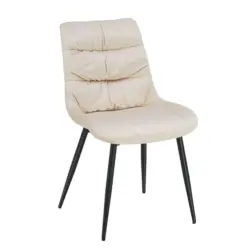 Stuhl-Set 2 Stück in Eisen Samt