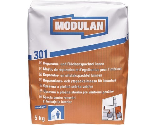 MODULAN 301 Reparaturspachtel und Flächenspachtel medium hell 5 kg