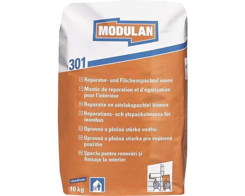 MODULAN 301 Reparatur- und Flächenspachtel medium hell 10 kg