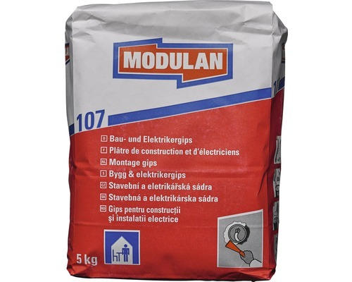 MODULAN 107 Bau- und Elektrikergips weiß 5 kg