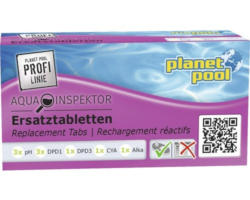 Testtabletten für Aqua Inspector Planet Pool für pH/Chlor 9 Stück