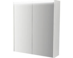 LED-Spiegelschrank Baden Haus 2-türig 60x67x15 cm weiß