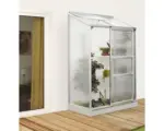 Hornbach Anlehngewächshaus Vitavia Ida 900 Hohlkammerplatten 4 mm 131x69 cm Aluminium