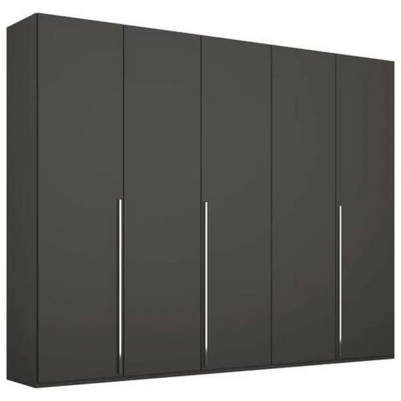 Drehtürenschrank in Graphitfarben