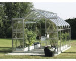 Hornbach Gewächshaus Vitavia Diana 9900 Einscheibensicherheitsglas 3 mm 264x383 cm Aluminium