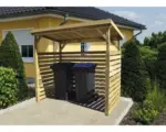 Hornbach Kaminholzunterstand weka Brennholzlager 216x114 cm kesseldruckimprägniert