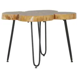 Beistelltisch in Holz, Metall 60/60/45 cm