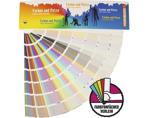 Verleih Farbtonfächer HORNBACH Farben und Putze