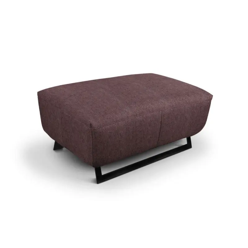 Hocker in Textil Braun