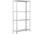 Hornbach Steck-Grundregal Schulte weiß 800x1500x300 mm 4 Böden