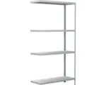 Hornbach Steck-Anbauregal Schulte weiß 800x1500x300 mm 4 Böden