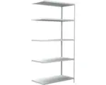 Hornbach Steck-Anbauregal Schulte weiß 1000x2000x500 mm 5 Böden