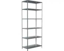 Steck-Grundregal Schulte 1000x2500x500 mm 6 Böden, verzinkt
