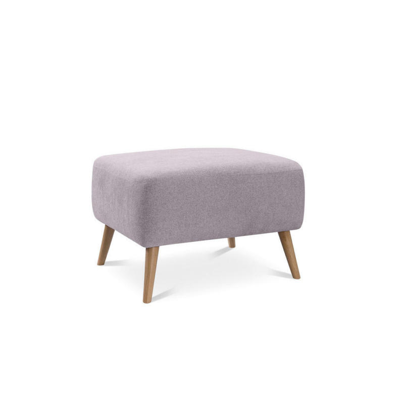 Hocker in Textil Lila