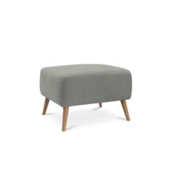 Hocker in Textil Dunkelgrau