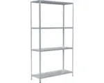 Hornbach Steck-Grundregal Schulte verzinkt 1000x1800x350 mm 4 Böden
