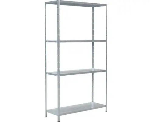 Steck-Grundregal Schulte verzinkt 1000x1800x350 mm 4 Böden