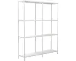 Hornbach Grundregal Anbauregal Schulte Regalwelt weiß 1800 x 1400 x 350 mm 8 Böden Tragkraft 680 kg