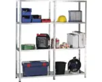 Hornbach Steckregal Schulte Regalwelt verzinkt 1800 x 1400 x 500 mm 8 Böden Tragkraft 680 kg