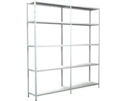 Grundregal Anbauregal Schulte Regalwelt weiß 2000 x 1800 x 350 mm 10 Böden Tragkraft 850 kg