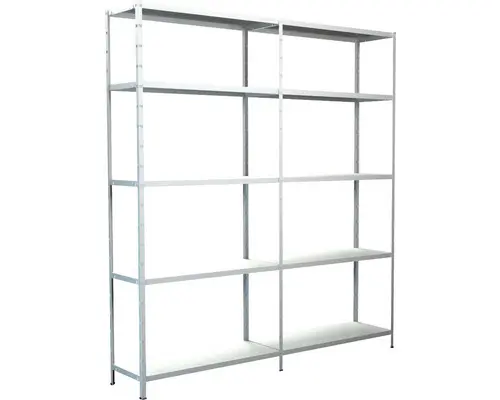 Grundregal Anbauregal Schulte Regalwelt weiß 2000 x 1800 x 350 mm 10 Böden Tragkraft 850 kg