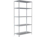 Hornbach Steckregal Schulte Regalwelt verzinkt 2000 x 1000 x 500 mm 5 Böden Tragkraft 425 kg