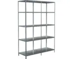 Hornbach Steckregal Schulte Regalwelt verzinkt 2000 x 1400 x 500 mm 10 Böden Tragkraft 850 kg