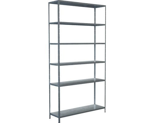 Steck-Grundregal Schulte 1200x2300x350 mm 6 Böden, verzinkt