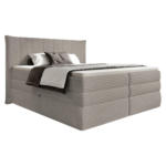 Boxspringbett 160/200 cm in Taupe