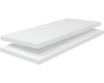 Hornbach Regalboden Schulte weiß 800x35x350 mm, 2er-Pack, Stecksystem bis 85kg
