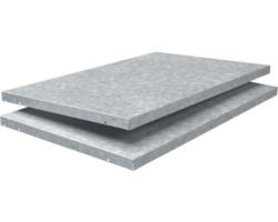 Regalboden Schulte verzinkt 800x35x500 mm, 2er-Pack, Stecksystem