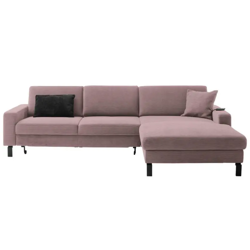 Ecksofa in Kord Altrosa