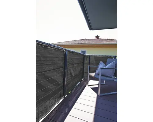 Zaunblende Windhager 1,5x25 m anthrazit, Rolle