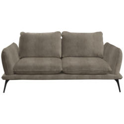 Zweisitzer-Sofa in Velours Braun