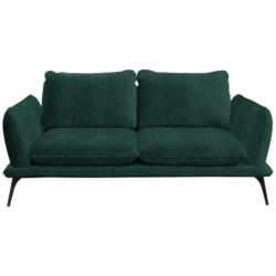 Zweisitzer-Sofa in Velours Grün