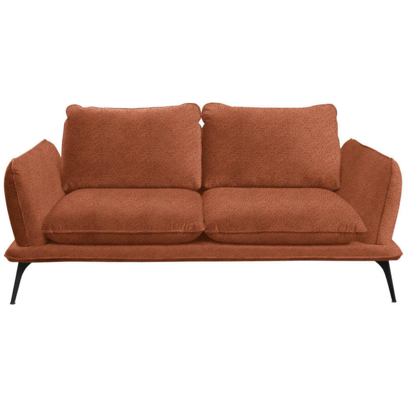 Zweisitzer-Sofa in Bouclé Terracotta