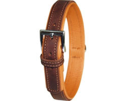 VEGAS HQ Halsband, braun 20mm/32-38 cm