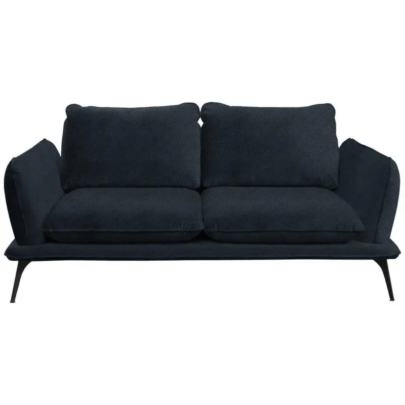 Zweisitzer-Sofa in Boucl&eacute; Anthrazit