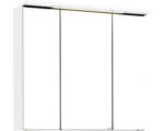 Hornbach LED-Spiegelschrank Held Möbel 3-türig 70x66 cm weiß