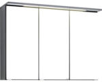 Hornbach LED-Spiegelschrank Held Möbel 3-türig 90x66 cm dunkelgrau 012.1.0042