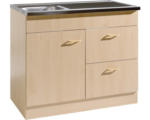 Hornbach Spülenunterschrank Held Möbel100x60 buche