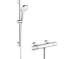 Brausegarnitur hansgrohe Croma S 27013400 mit Thermostat chrom