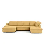 XXXLutz Lauterach - Ihr M&ouml;belhaus bei Bregenz Wohnlandschaft in Chenille Gelb