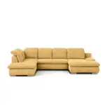 XXXLutz Lauterach - Ihr M&ouml;belhaus bei Bregenz Wohnlandschaft in Chenille Gelb