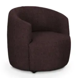 Sessel in Chenille Braun