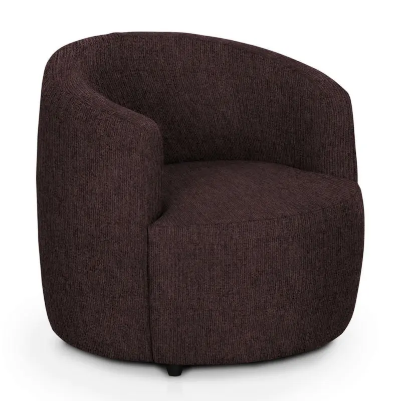 Sessel in Chenille Braun