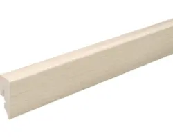 PVC-Sockelleiste Eiche weiß 15x38,5x2400 mm